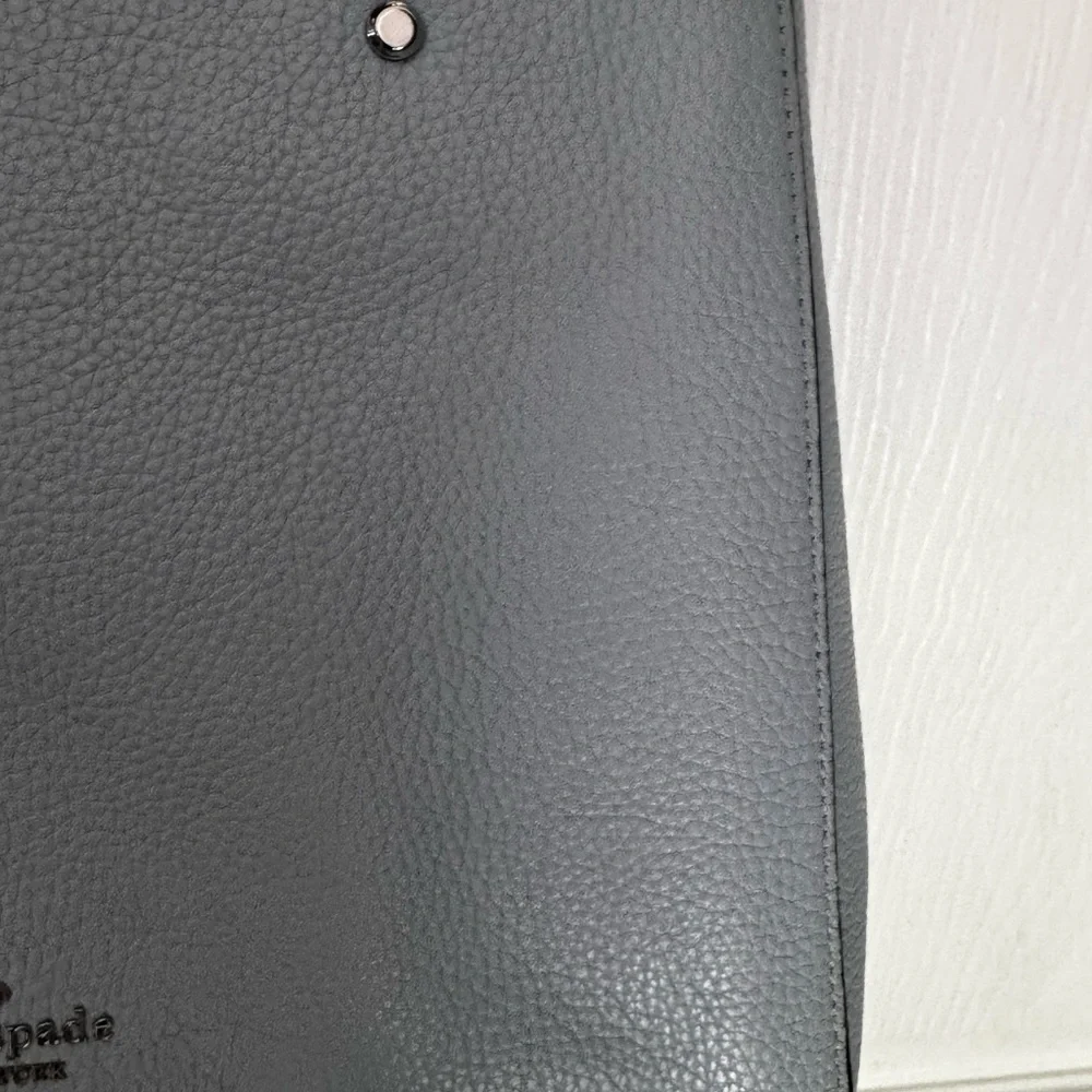 Kate Spade light blue Pebbled Leather Tote
